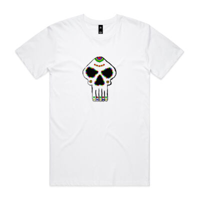Statement DOTD Skull Face Mens AS Staple T-Shirt Thumbnail