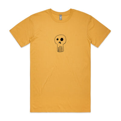 Rounded Skull Face Mens AS Staple T-Shirt Thumbnail