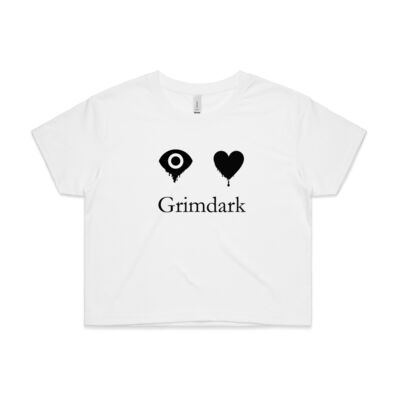 I Love Grimdark Womens AS Colour CROP TEE Thumbnail