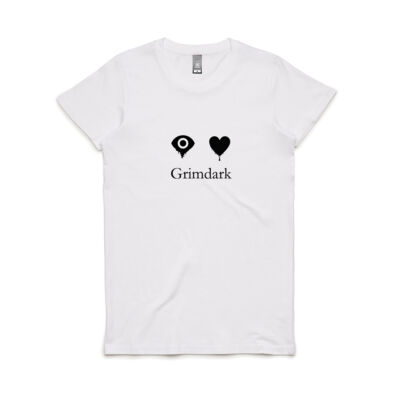 I Love Grimdark Womens Maple AS Colour Crew Neck Tee Thumbnail