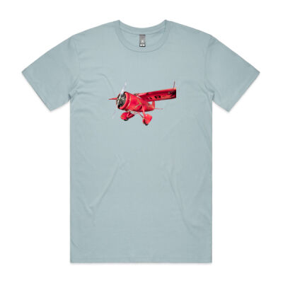 CB Red Plane Mens T-Shirt Thumbnail