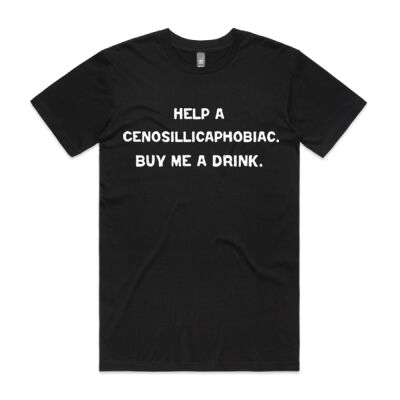 Cenosillicaphobia - Beer T-Shirt Thumbnail