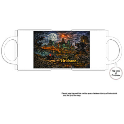 Brisbane Dark Fantasy Mug2 Thumbnail