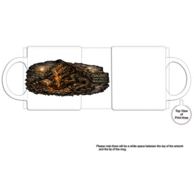 Dragons Don't Do Mornings Grimdark Mug 2 - Ash & Iron Collection Thumbnail