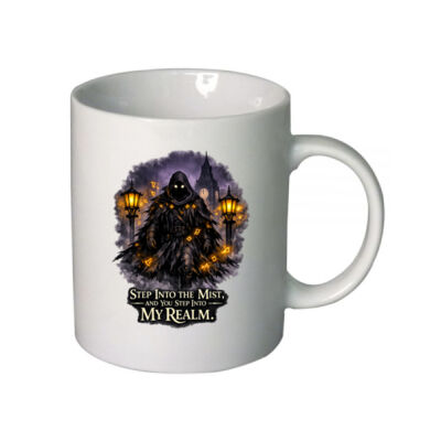 Fog Walker Dark Fantasy (Northern Edition) White Ceramic Mug - Midnight Sigil Collection Thumbnail