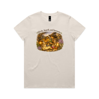 Herbs, Hearth, and Harmony T-Shirt - Cosy Cottage Collection Thumbnail