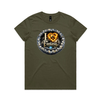 Enchanted Realms 'I ♥ Fantasy' T-Shirt 2 Thumbnail