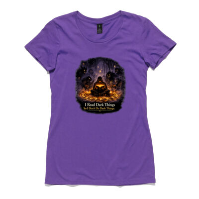 I Read Dark Things T-Shirt - Midnight Sigil Collection Thumbnail