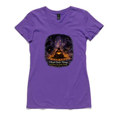 I Read Dark Things T-Shirt - Midnight Sigil Collection Thumbnail