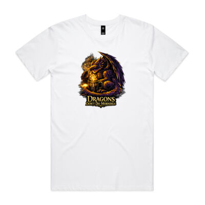 Dragons Don't Do Mornings T-Shirt - Midnight Sigil Collection Thumbnail