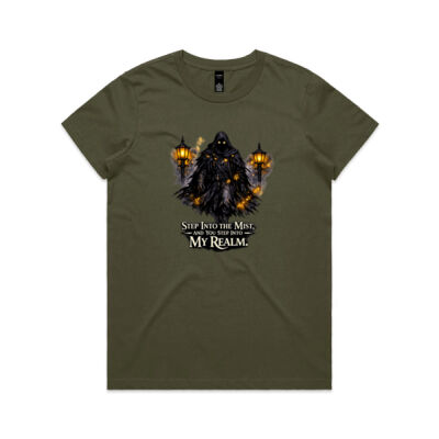 Fog Walker Dark Fantasy T-Shirt - Midnight Sigil Collection Thumbnail