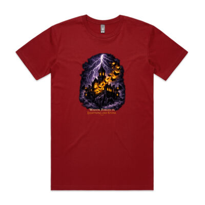 Stormborn Library Dark Fantasy T-Shirt - Midnight Sigil Collection Thumbnail