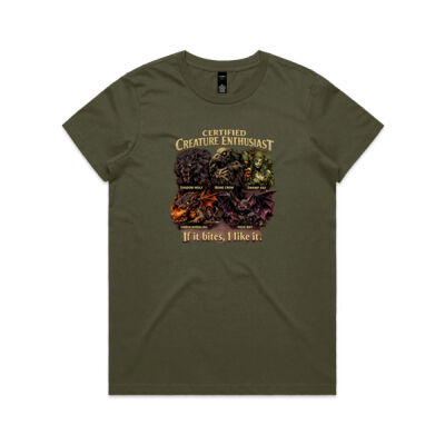Certified Creature Enthusiast T-Shirt Thumbnail