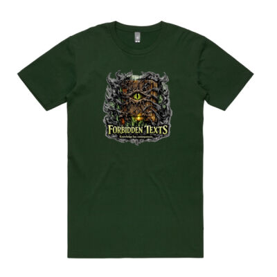 Forbidden Texts Horror T-Shirt - Eldritch Hour Collection Thumbnail