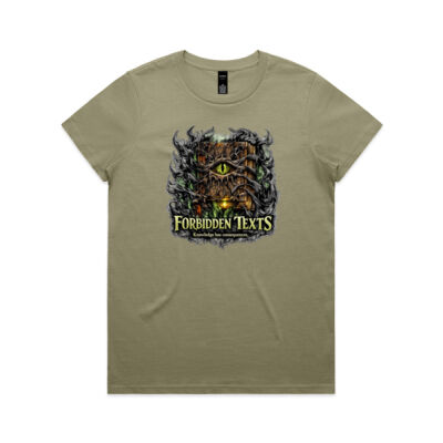 Forbidden Texts Horror T-Shirt - Eldritch Hour Collection Thumbnail