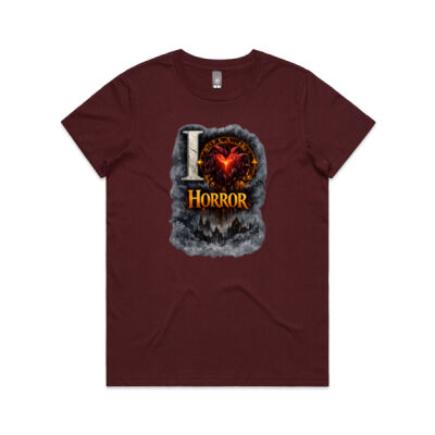 I ♥ Horror T-Shirt 2 Thumbnail