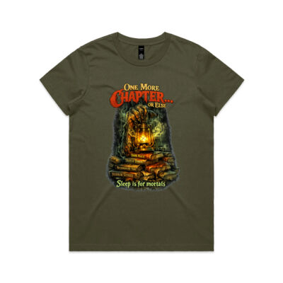 One More Chapter… or Else T-Shirt - Eldritch Hour Collection Thumbnail