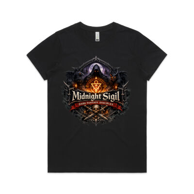 Midnight Sigil Dark Fantasy Disciple T-Shirt 3 Thumbnail
