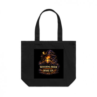 Witching Hour Is Whenever I Wake Up Shoulder Tote Bag Thumbnail