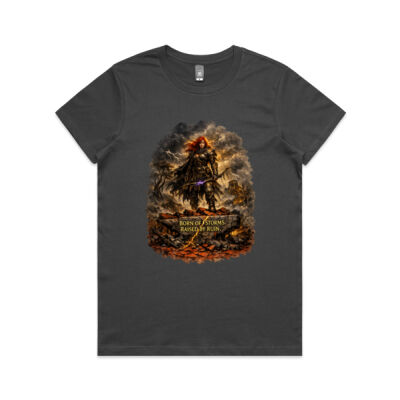 Born of Storms Cotton T-Shirt - Ash & Iron Collection Thumbnail