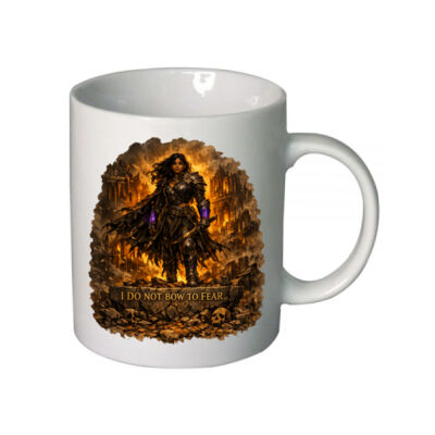 I Do Not Bow To Fear Ceramic Mug - Ash & Iron Collection Thumbnail