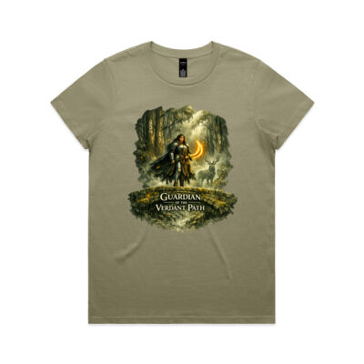Guardian of the Verdant Path T‑Shirt - Enchanted Realms Collection  Thumbnail
