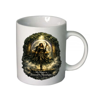 My Magic Is Powered by Moonlight Ceramic Mug 2 - Enchanted Realms Collection Thumbnail
