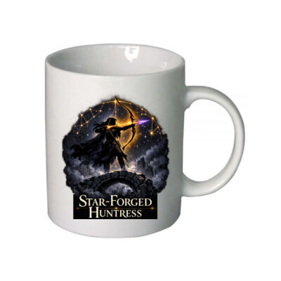 Star‑Forged Huntress Ceramic Mug - Enchanted Realms Collection Thumbnail