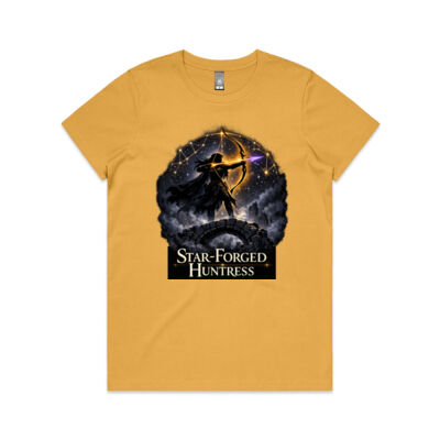 Star‑Forged Huntress T‑Shirt - Enchanted Realms Collection Thumbnail