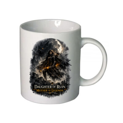 Daughter of Ruin / Mother of Legends Ceramic Mug — Midnight Sigil Collection Thumbnail