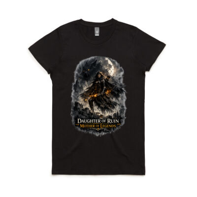 Daughter of Ruin Mother of Legends T-Shirt - Midnight Sigil Collection Thumbnail