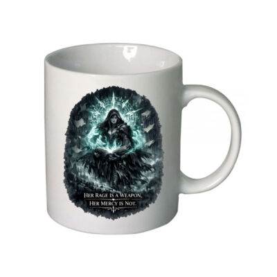 Her Rage is a Weapon White Ceramic Mug 2 - Midnight Sigil Collection Thumbnail