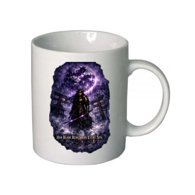 Her Blade Remembers Every Sin Ceramic Mug - Eldritch Hour Collection Thumbnail