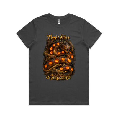 Pumpkin Serpent of the Old Woods Halloween T-Shirt  Thumbnail