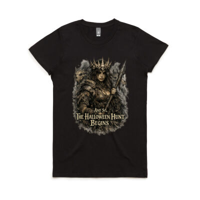 Bone Crowned Huntress Halloween T-Shirt  Thumbnail
