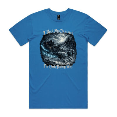 Midnight Sleigh-of-Shadows Dark Christmas T-Shirt  Thumbnail