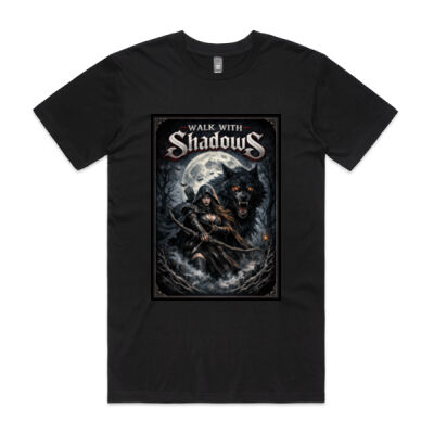 Shadow Huntress – Dark Fantasy Shirt Thumbnail