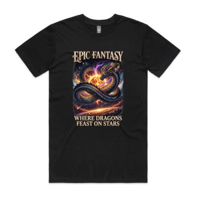 Devourer of Stars T-Shirt - Myth-Forged Collection: Pristine Style Thumbnail