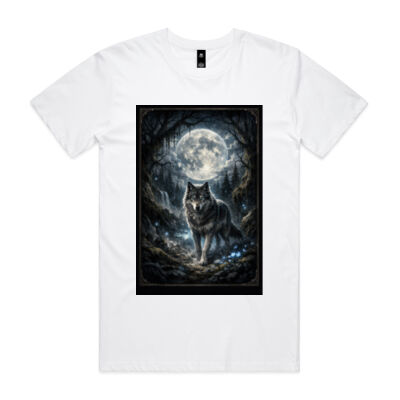 Moon Grove Wolf – Nature Fantasy Shirt Thumbnail