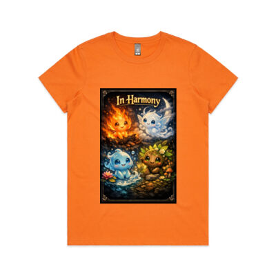 Harmony Spirits – Whimsical Fantasy Unity T-Shirt Thumbnail