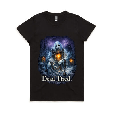 "Dead Tired" Ghost T‑Shirt – Eldritch Hour Collection Thumbnail